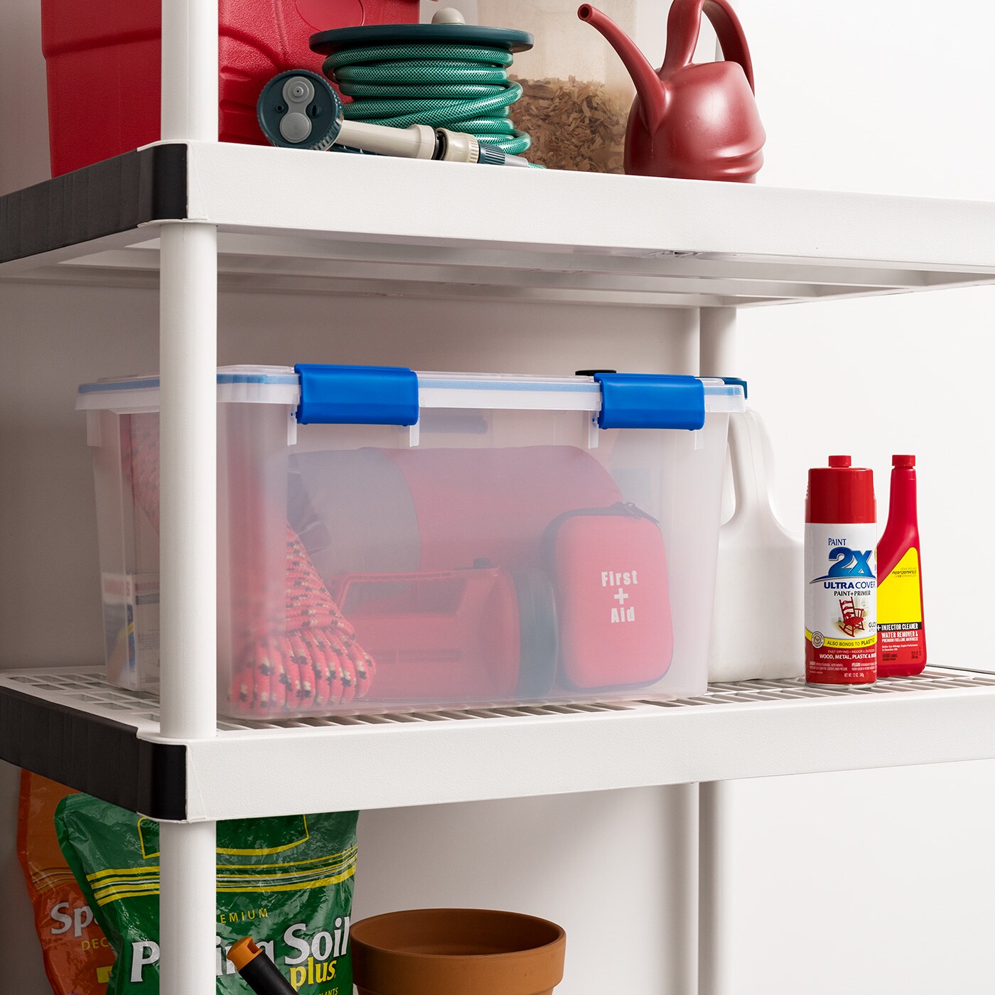 IRIS USA WEATHERPRO Plastic Storage Box with Durable Lid and Seal