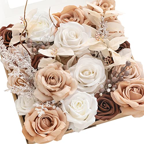 Ling's Moment Artificial Flowers and Greenery Combo Box Set