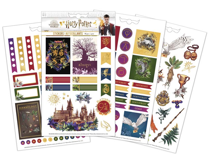 Harry Potter Floral Hogwarts Undated Planner Bundle