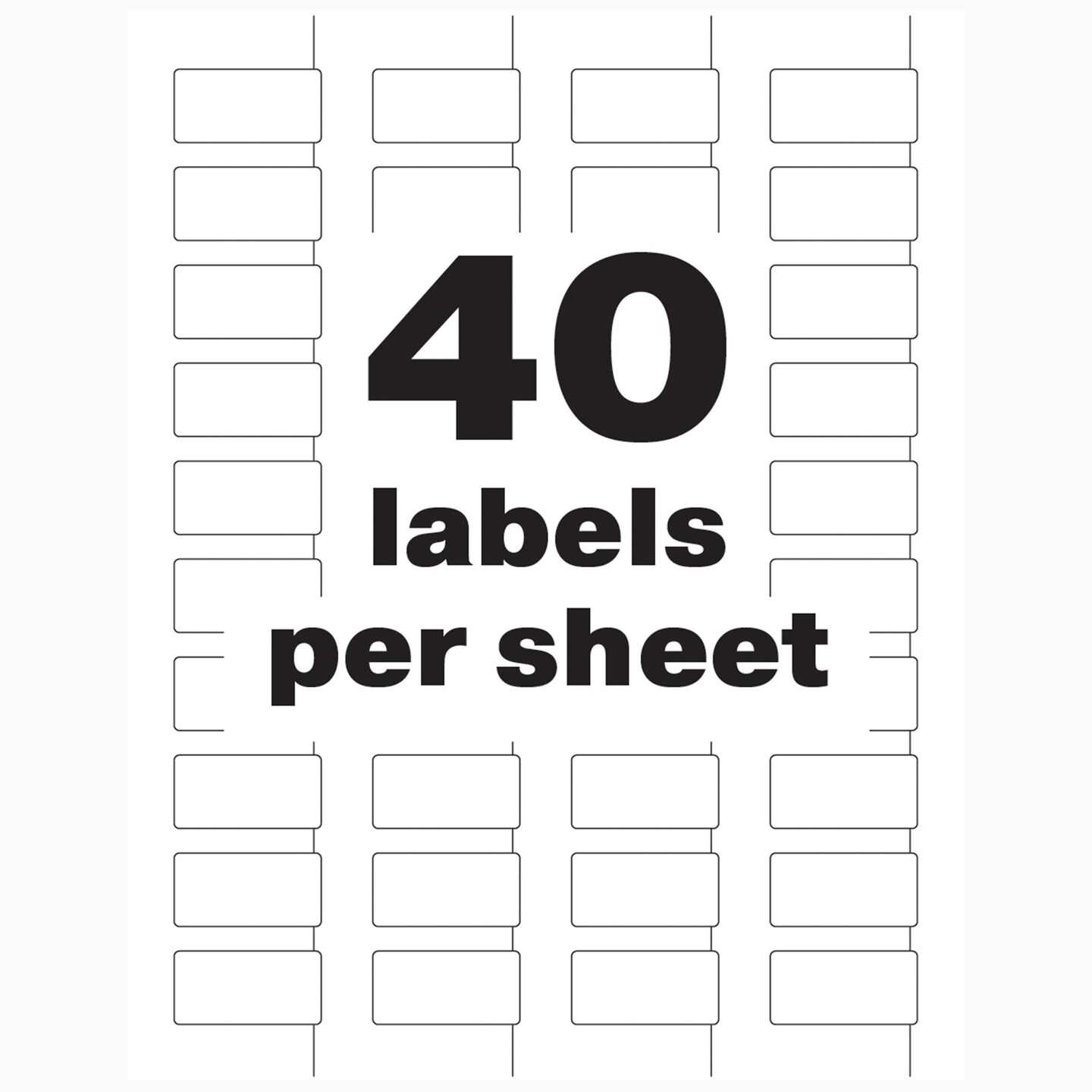 Avery PermaTrack Destructible Asset Tag Labels, 3/4" x 1-1/2", 320 Asset Tags (60529)