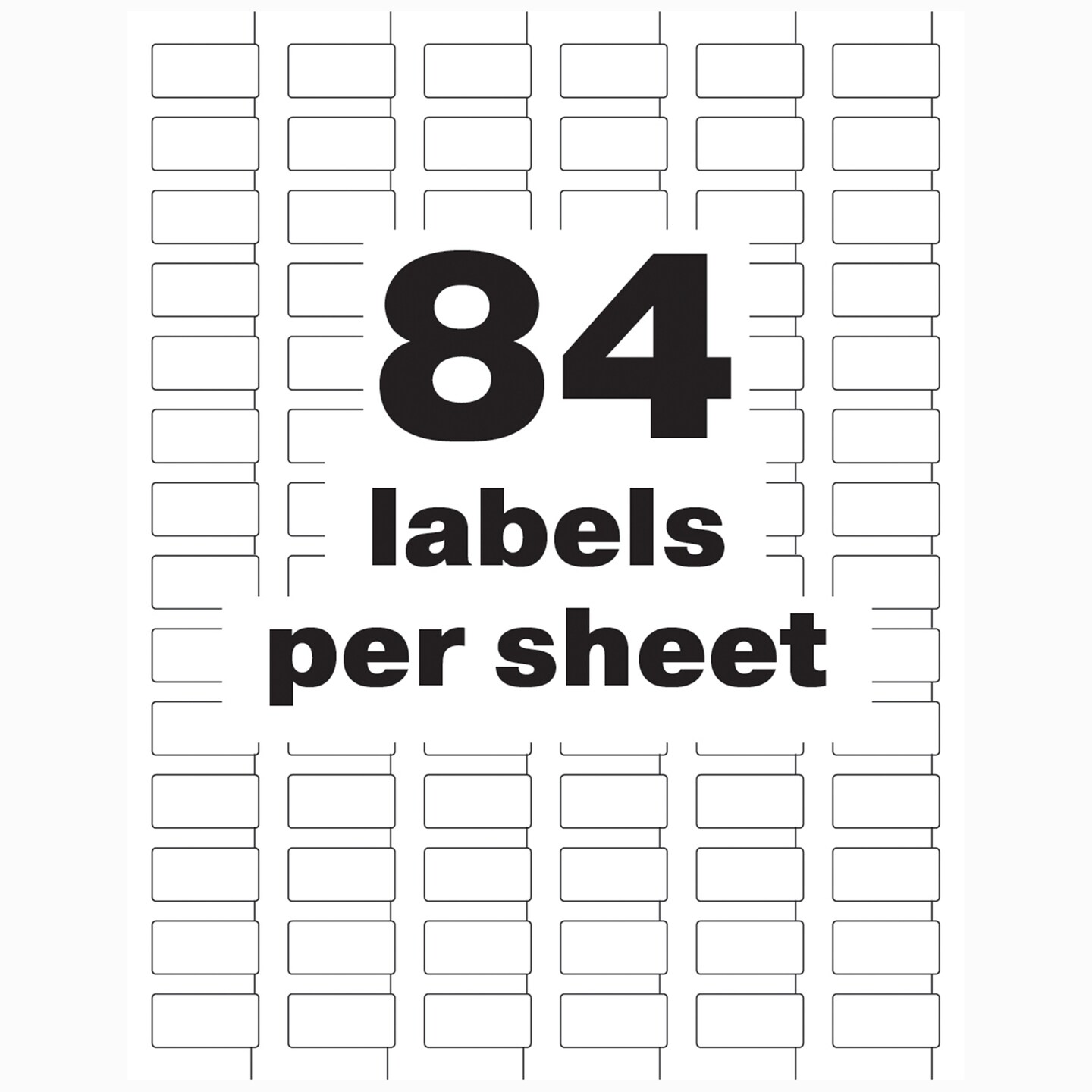 Avery PermaTrack Destructible Asset Tag Labels, 1/2" x 1", 672 Asset Tags (60535)