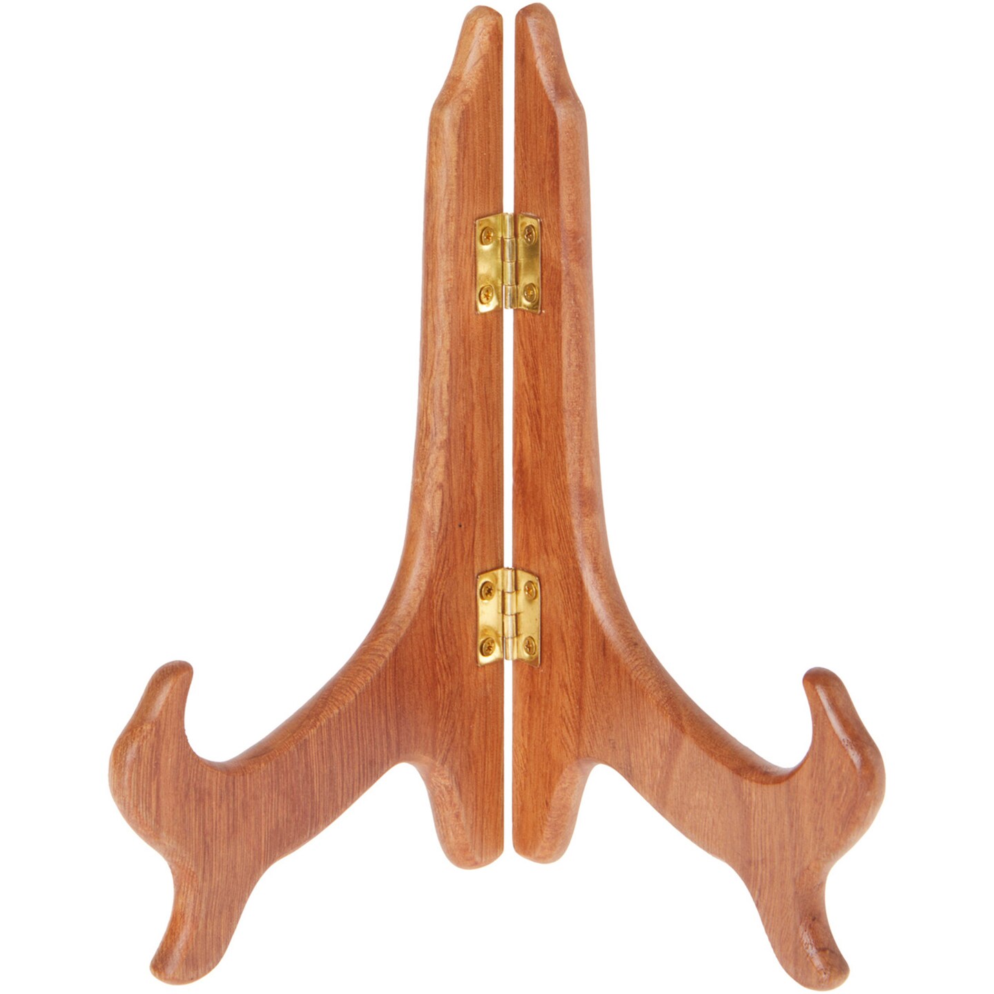 Bard&#x27;s Hinged Medium Wood Plate Stand, 7&#x22; H x 6&#x22; W x 4.25&#x22; D (For 7&#x22; - 9&#x22; Plates)