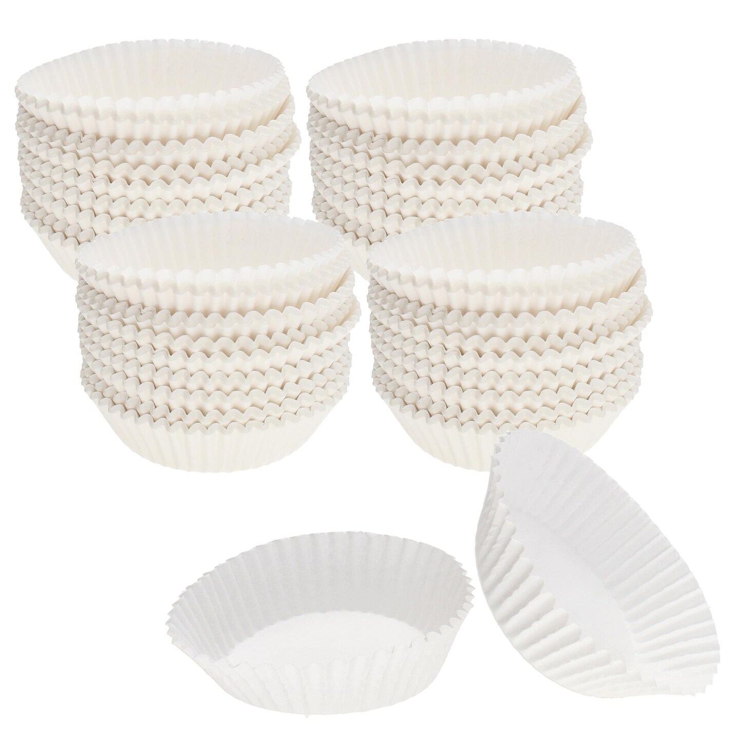 Size #601 Glassine Candy Paper Cups Brown &#x2013; 1-3/4&#x201D; Base, 5/8&#x201D; Wall