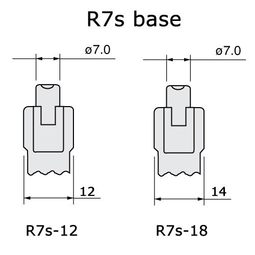 FCM bulb OSRAM 1000w 120v R7s Double Ended Halogen Light Bulb
