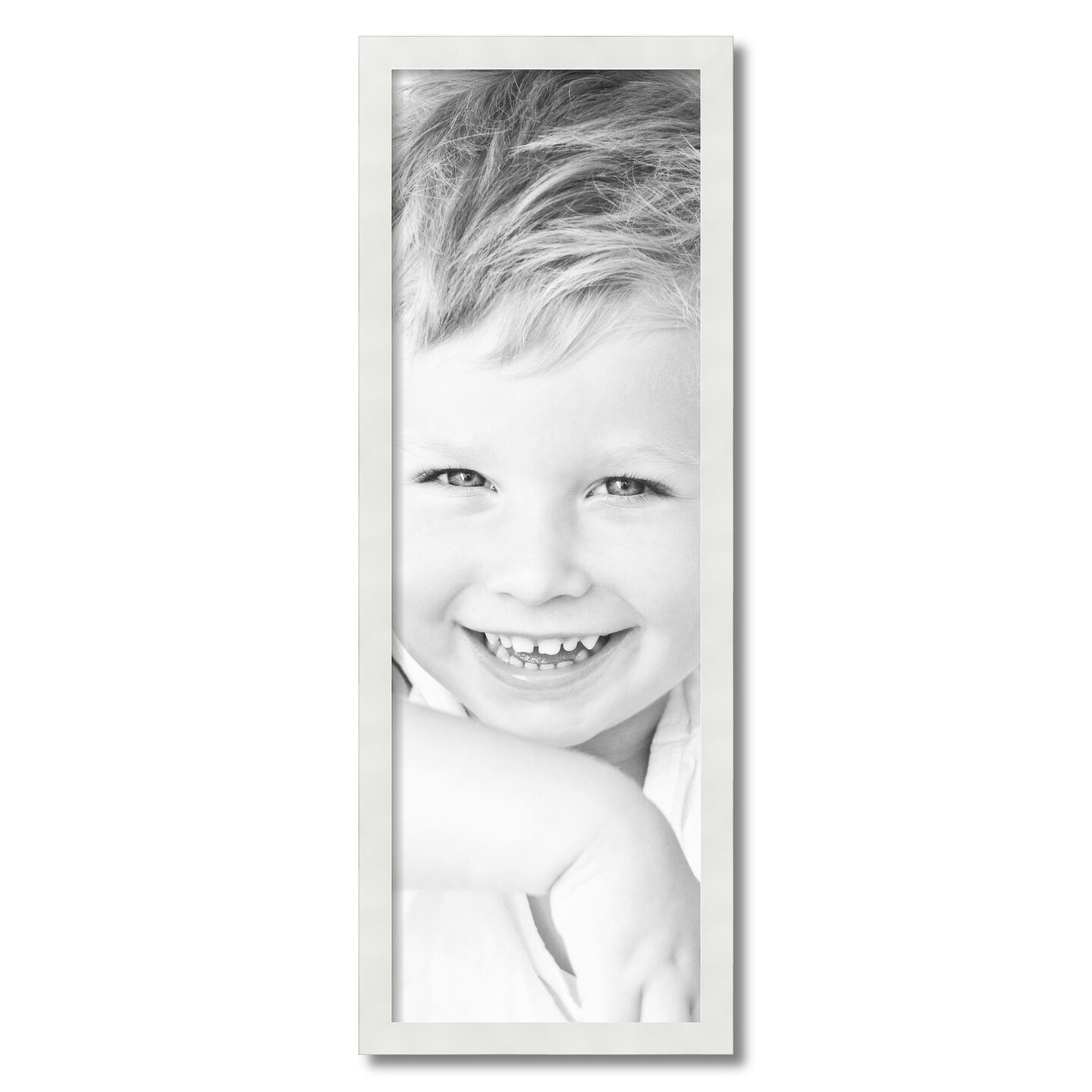 ArtToFrames 12x36 Inch Picture Frame, This 1.25 Inch Custom MDF Poster Frame is Available in Multiple Colors, Great for Your Art or Photos - Comes with Regular Acrylic and  Foam Backing 3/16 inch (V-FRBW26-12x36)