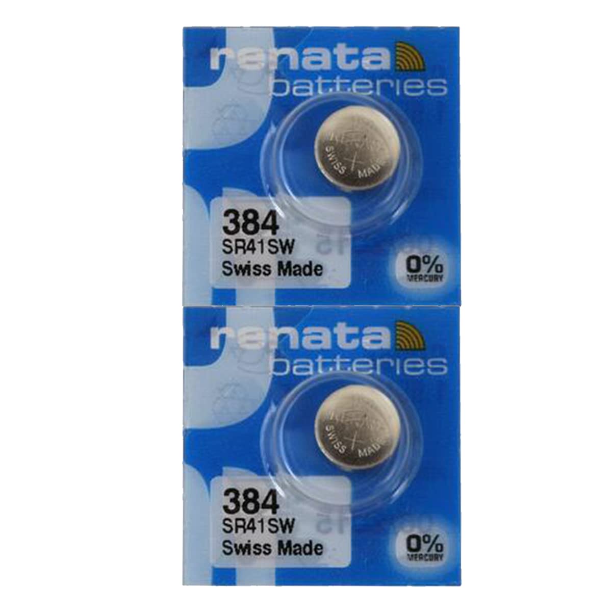 Renata 384 SR41SW 1.55V Silver Oxide Watch Battery