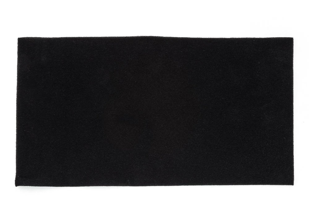JewelrySupply 14-1/8" x 7-5/8" Standard Size Black Felt Sheet Display Pad Tray Liner