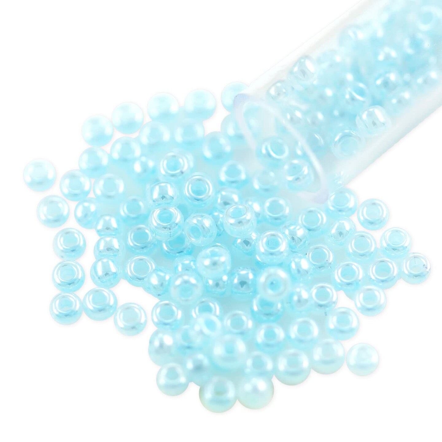 Miyuki Rocailles Seed Beads 8/0 Ceylon Light Blue