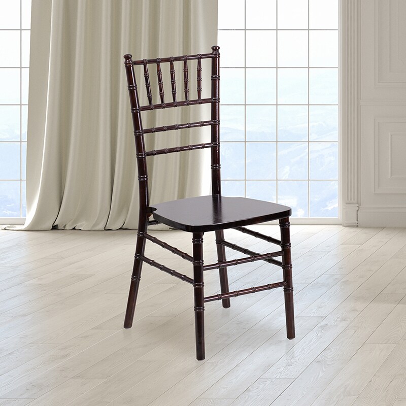 Flash Furniture HERCULES Series Walnut Wood Chiavari Chair XS-WALNUT-GG