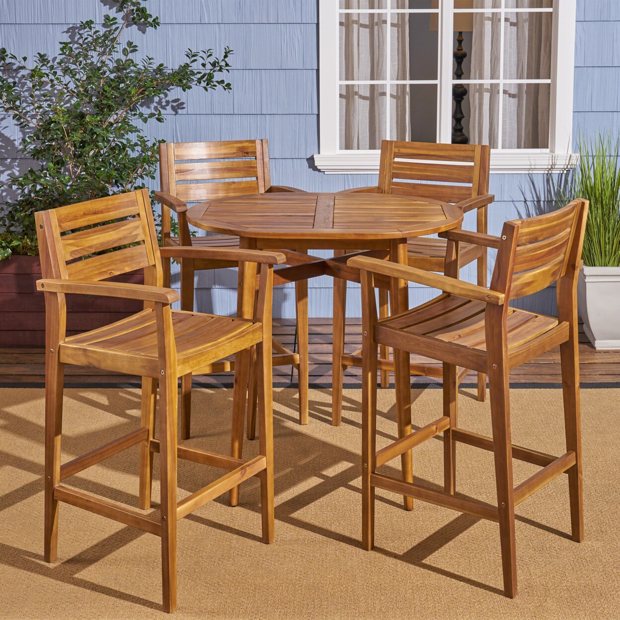GDFStudio Stanford 5-Piece Pub Set