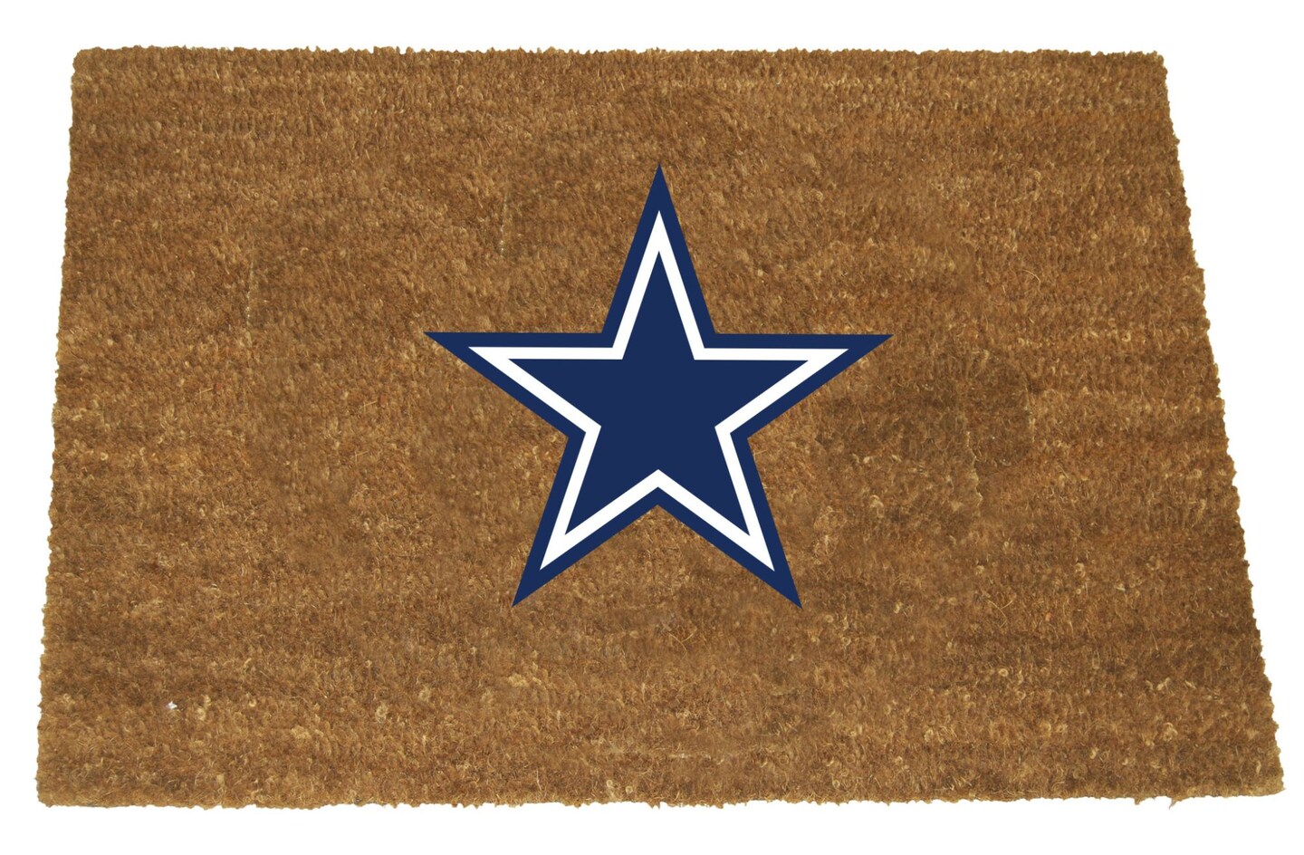 The Memory Company NFL Dallas Cowboys Logo Rectangular Coir Door Mat 29.5" x 19.5"