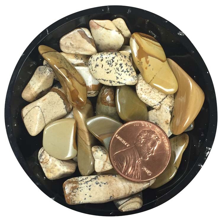 Picture Jasper Crystal Chips &#x2013; Size XS
