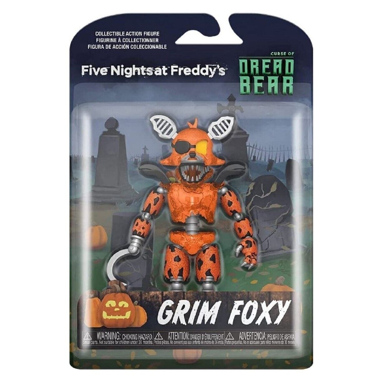 Funko Grim Foxy Action Figure - Dreadbear - Five Nights at Freddy's - FNAF
