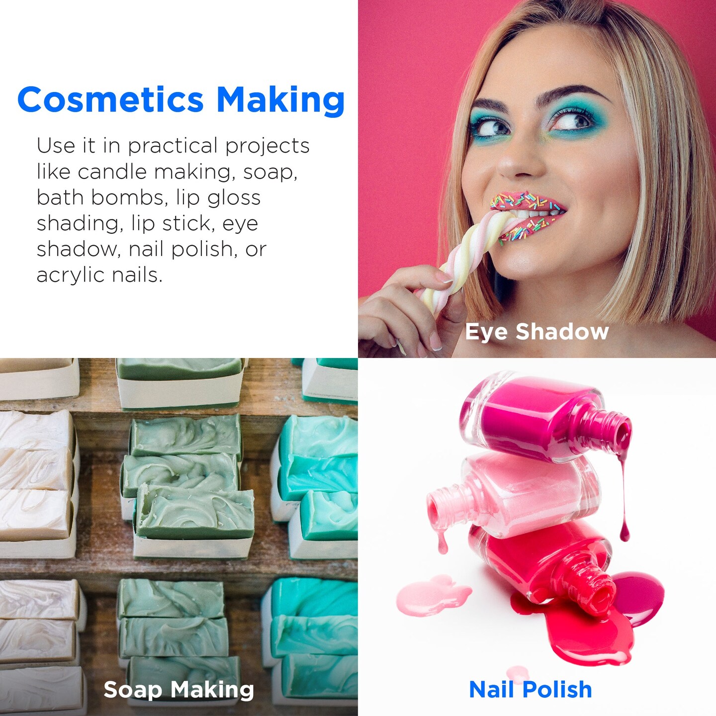 Rolio Mica Powder - Autumn Hues 12 Color Set - 10g Jars