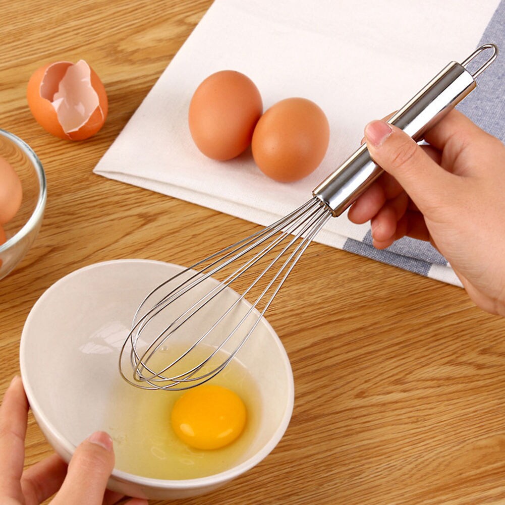 Kitcheniva Set of 3 STAINLESS STEEL BALLOON WIRE WHISK 8/10/12 inch