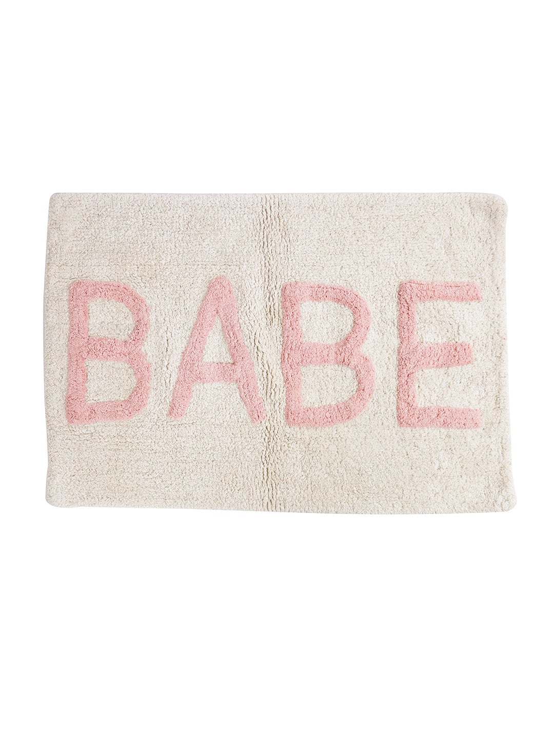 BABE Bath Mat for new year gift Hand Tufted Cotton Bath Rug