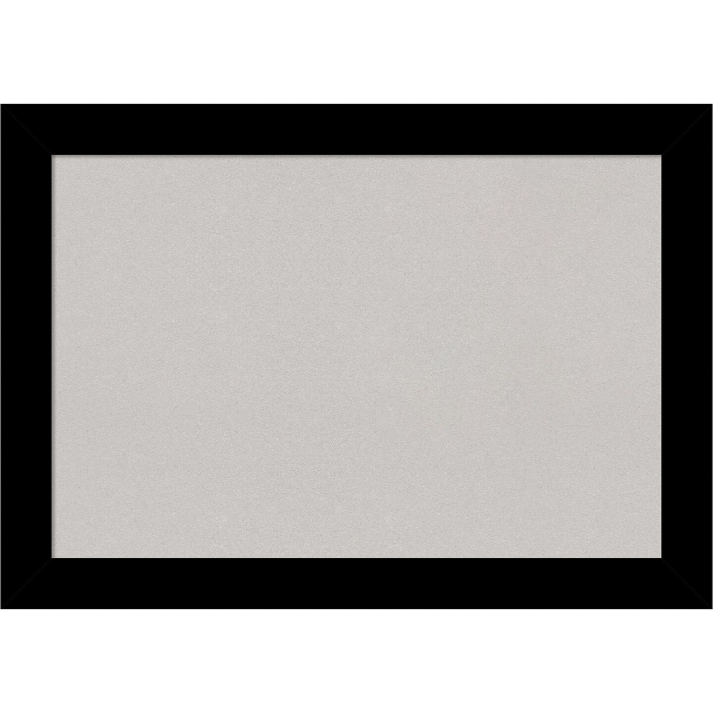 Basic Wood Framed Corkboard, Grey Cork