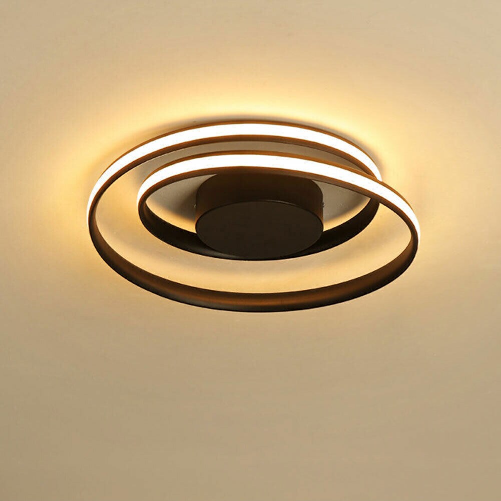 Kitcheniva Modern Acrylic Round Pendant Lamp Fixture With Remote