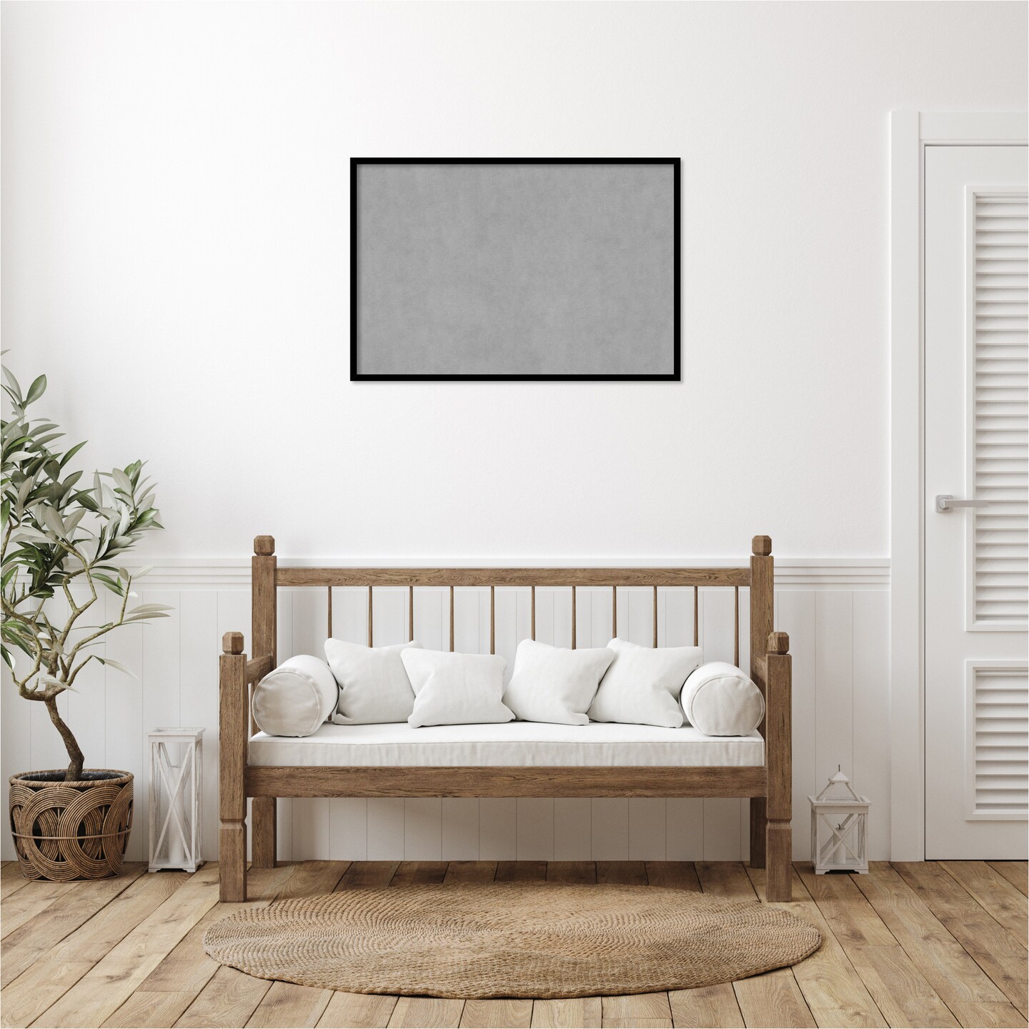 Black Gallery Deep Wood Framed Magnetic Board