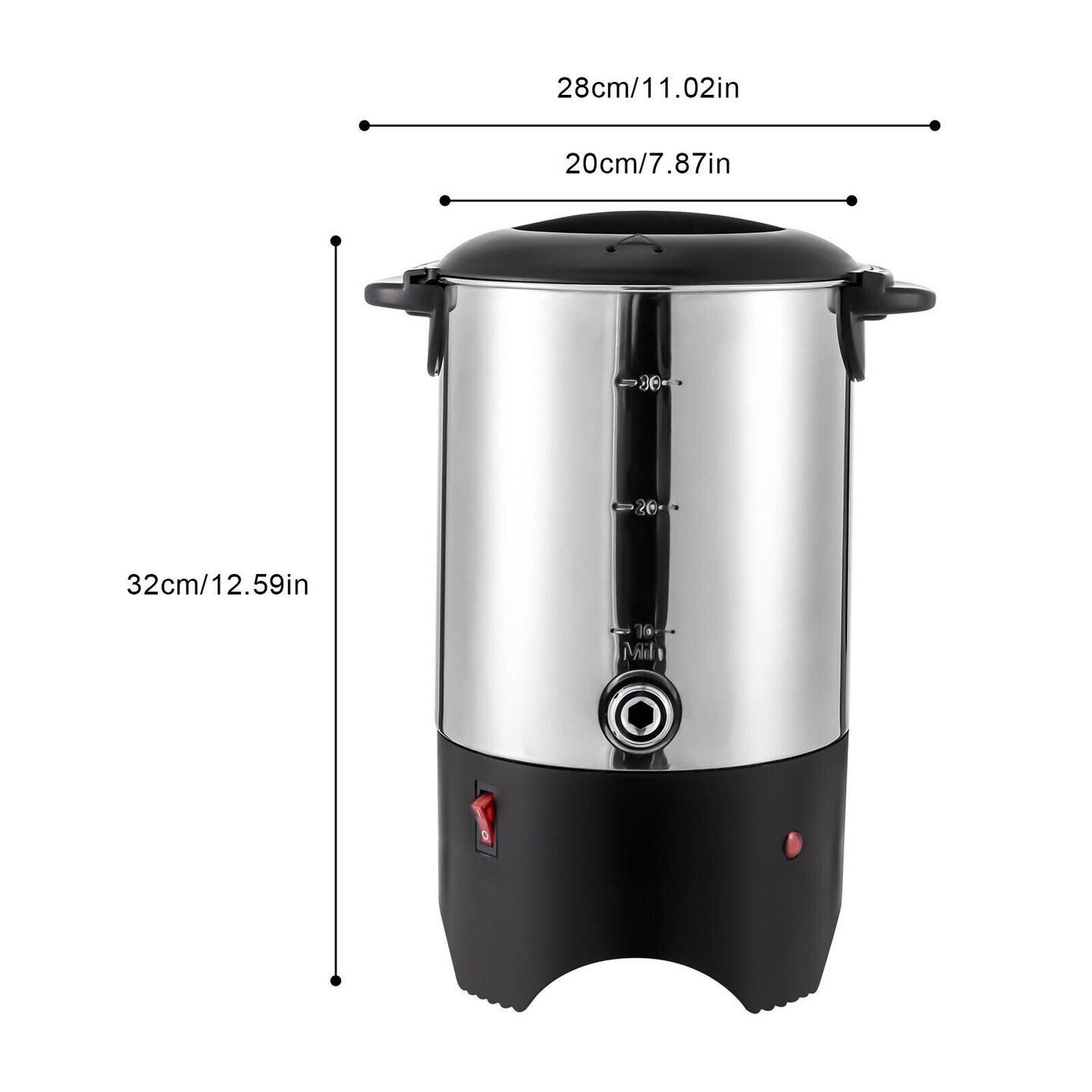 Kitcheniva Stainless Steel Large Coffee Urn Maker Machine