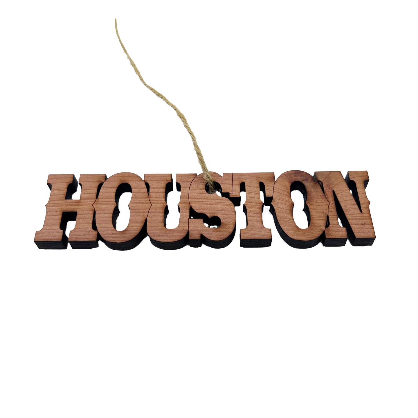 Houston - Cedar Ornament Houston - Cedar Ornament