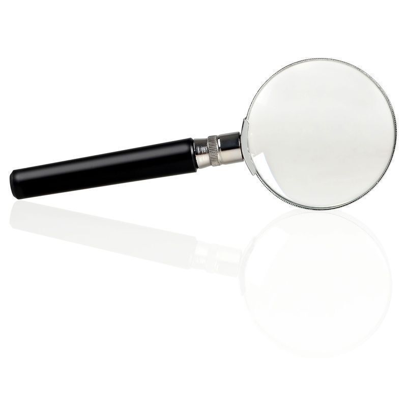 Kitcheniva Handheld Magnifying Glass 10X Magnification 50mm 2inch