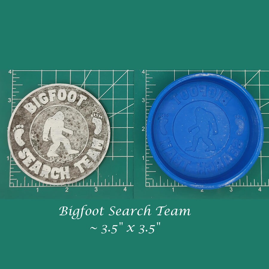 Bigfoot Search Team Silicone Freshie Mold