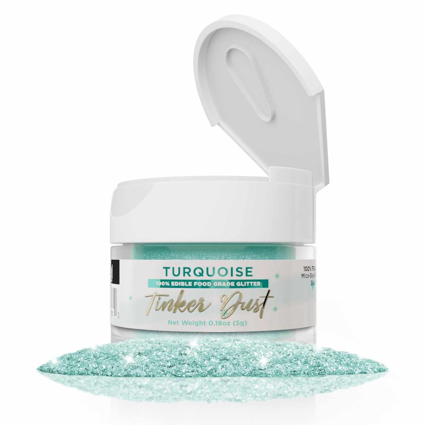 Turquoise Edible Glitter | Tinker Dust&#xAE; 5 Grams