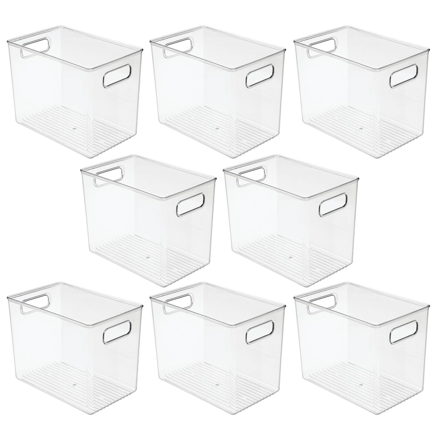 mDesign Plastic Kitchen Pantry Storage Organizer Container Bin