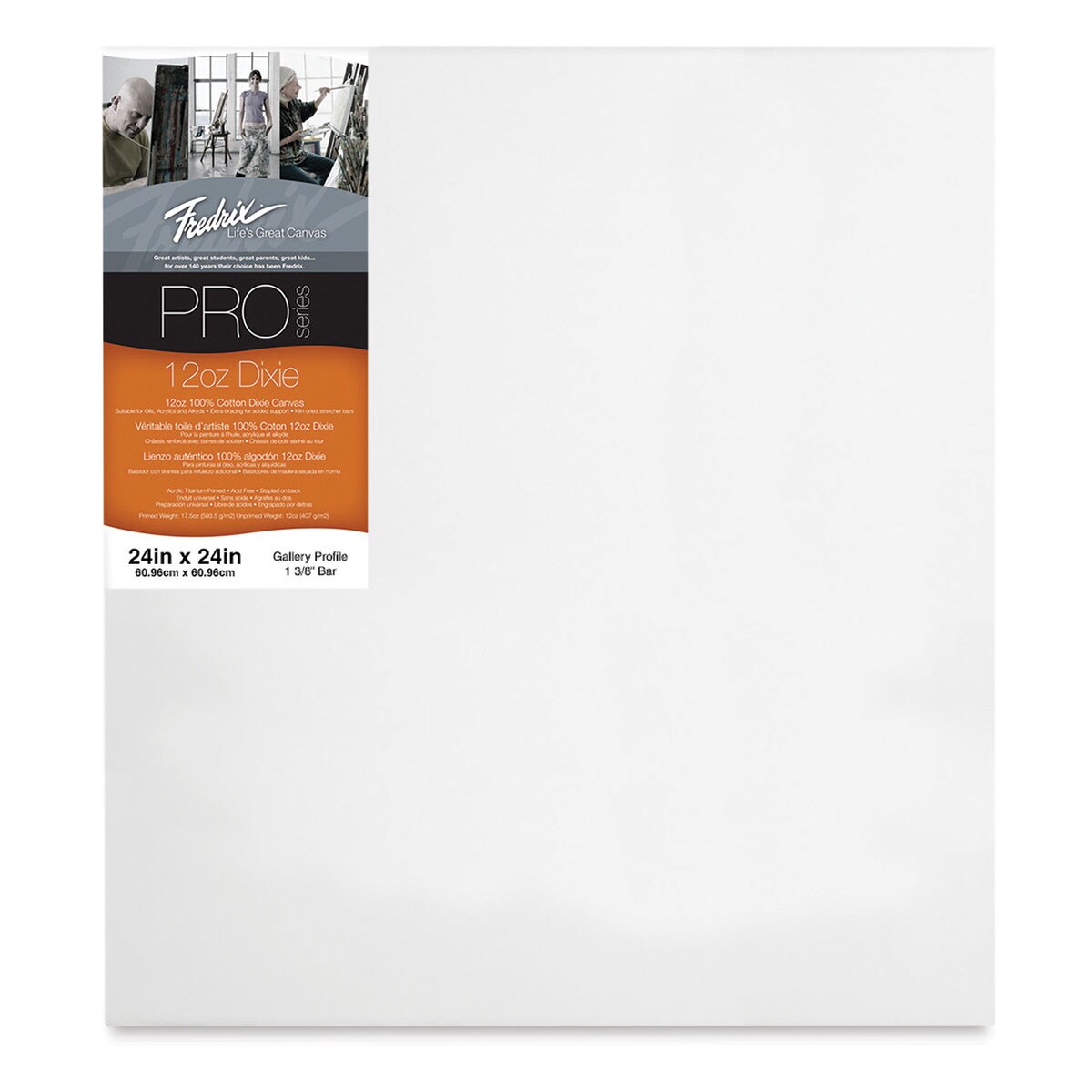 Fredrix Pro Series Dixie Gallery Profile Canvas - 24