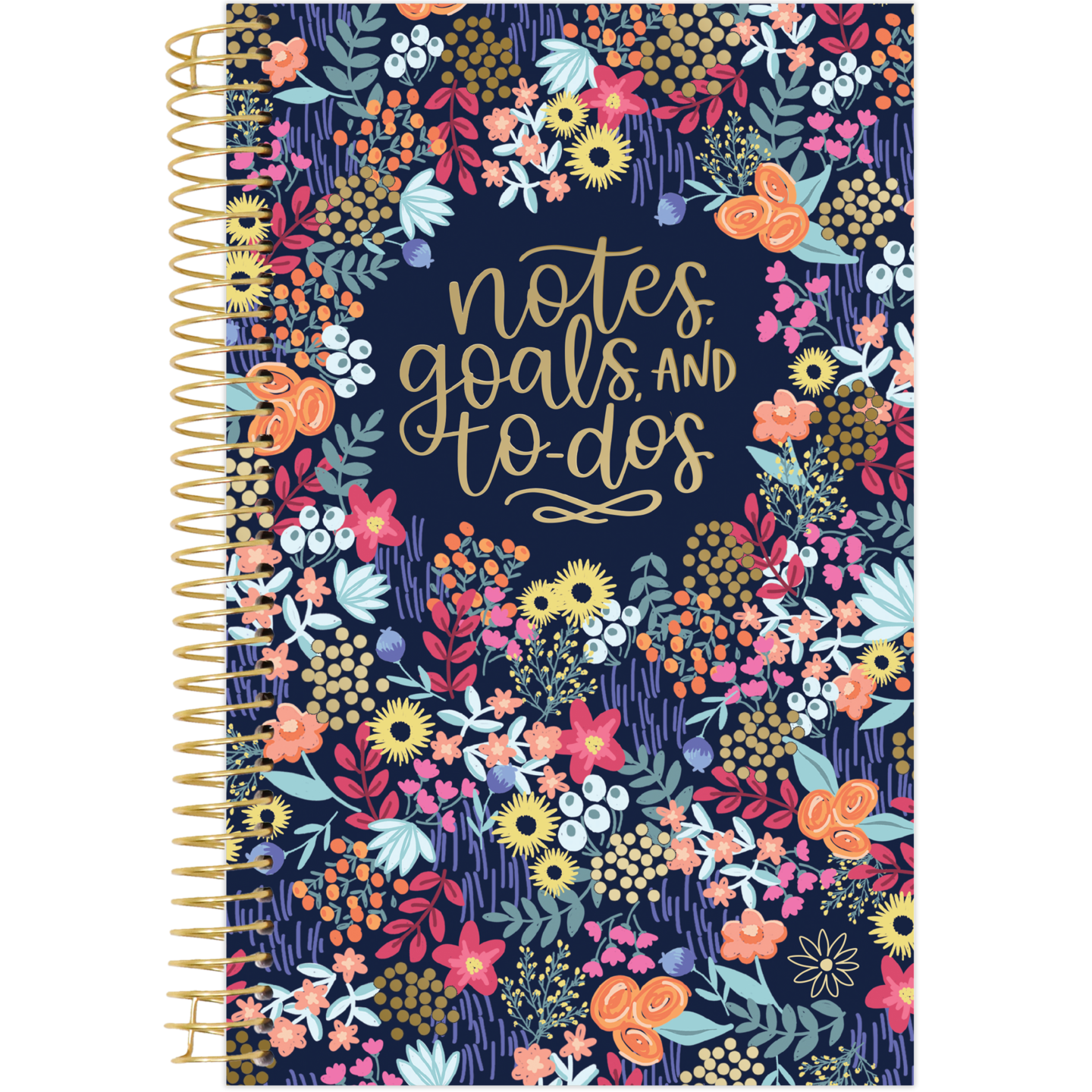 bloom daily planners Bound To-Do Book, Floral Dots V2