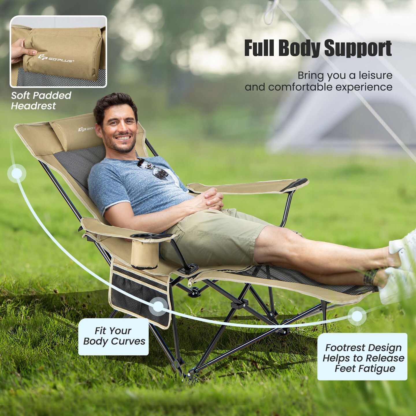 Goplus folding chair sale