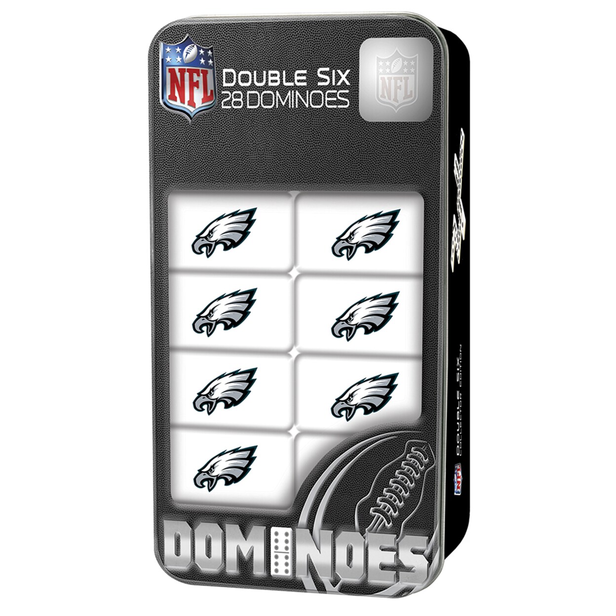 Masterpieces   Officially Licensed NFL Philadelphia Eagles 28 Piece Dominoes Game for Adults