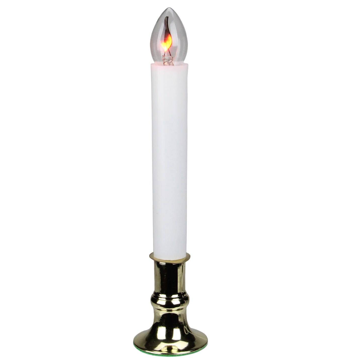 Northlight White Flicker Flame Christmas Candle Lamp, 8.75 Inch
