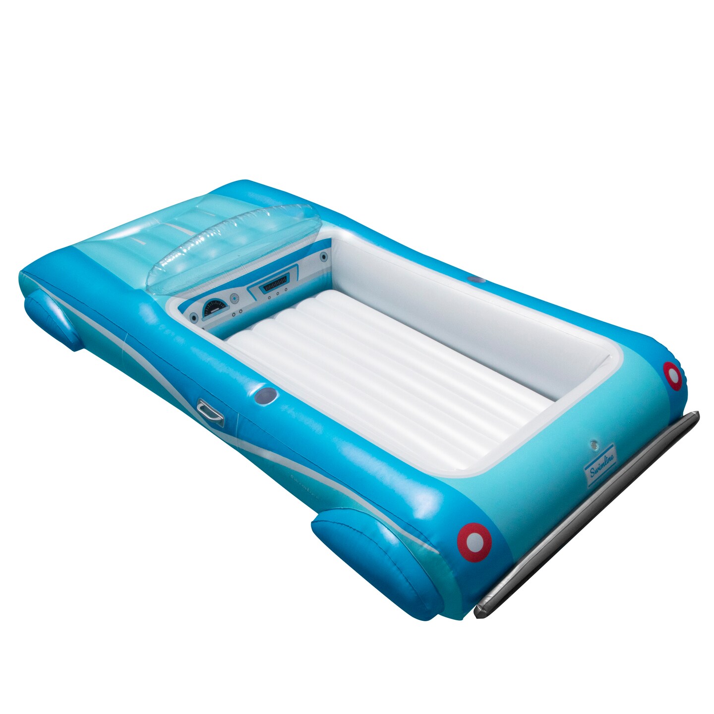 Swim Central Classic Convertible Car Inflatable Swimming Pool Lounger Float - 8.75&#x27; - Blue