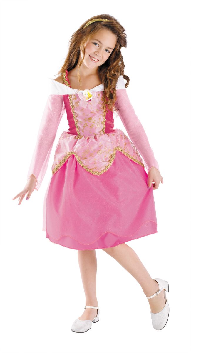 The Costume Center Pink and White Aurora Deluxe Toddler Girls Halloween Costume