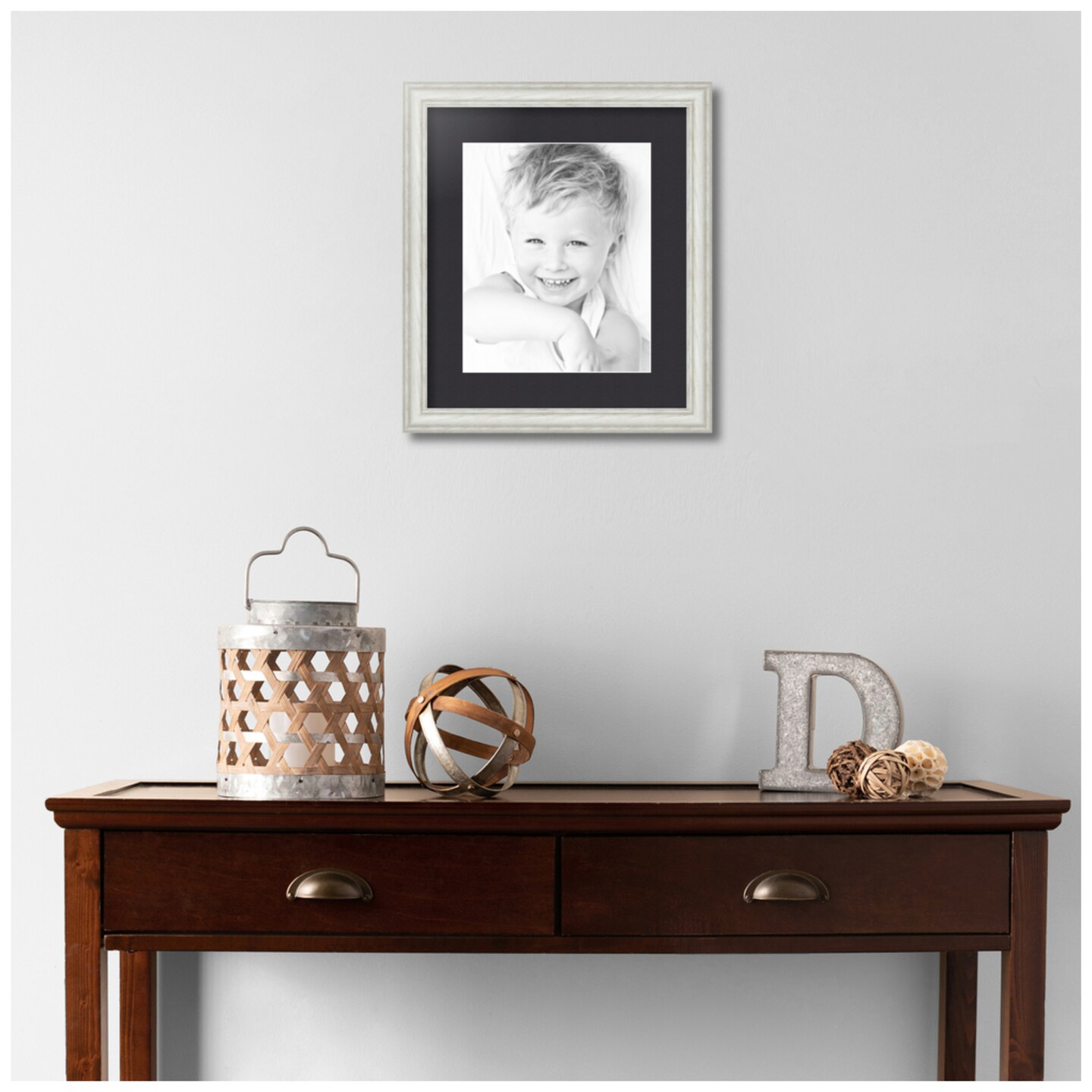 ArtToFrames 12.5x15" Matted Picture Frame with 8.5x11" Single Mat Photo Opening Framed in 1.25" White and 2" Mat (FWM-4098-12.5x15)