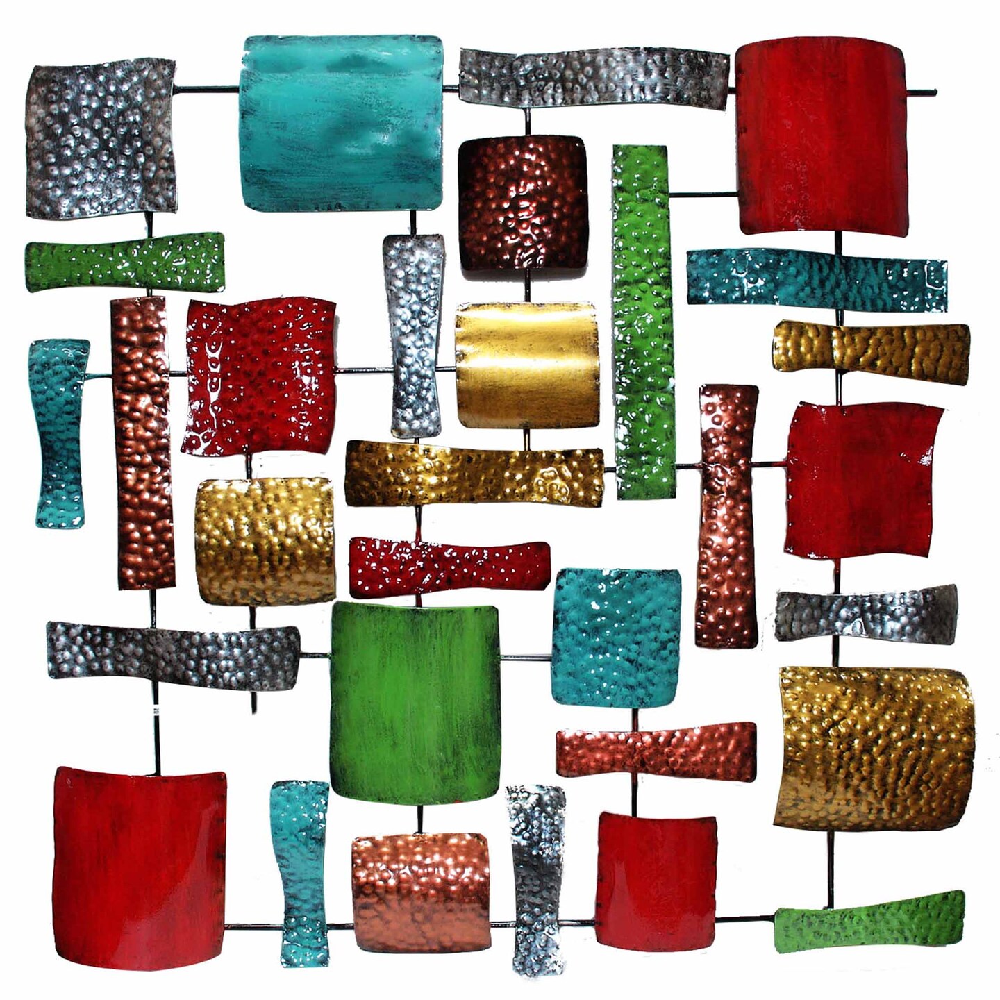 Stoneage Arts Inc 28" Abstract-Themed Shapes Decorative Wall Art