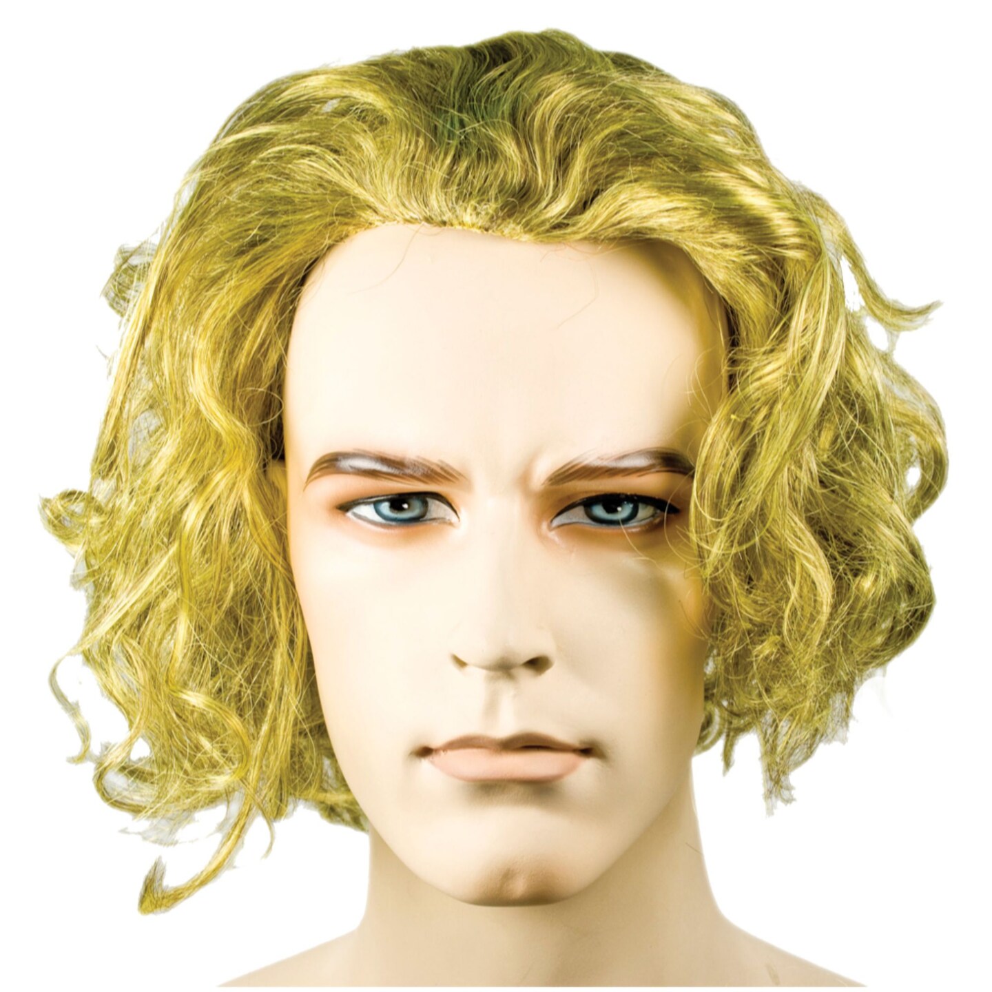 The Costume Center Yellow or Brown Men Adult Funny Guy 2008 Wig Halloween Costume Accessory
