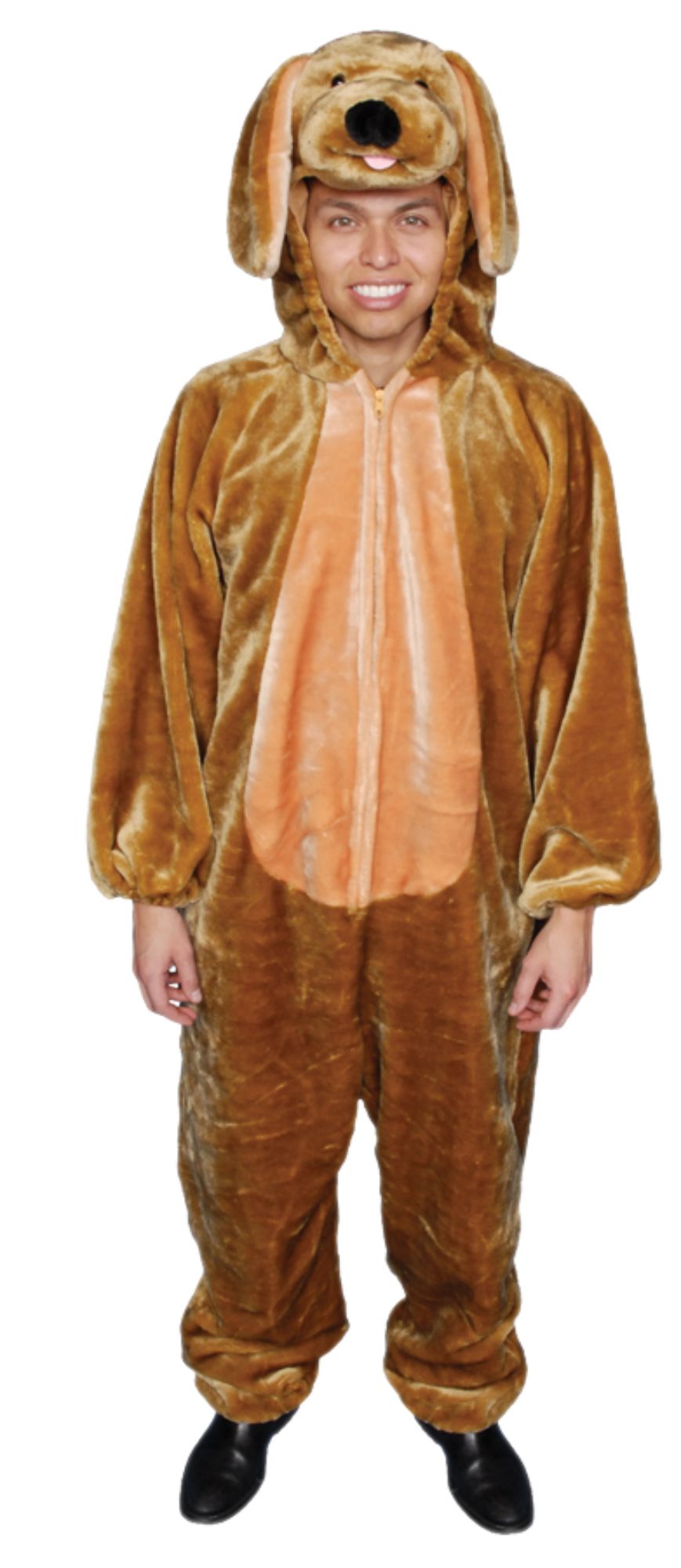 The Costume Center Brown and Black Puppy Unisex Adult Halloween Costume - One Size