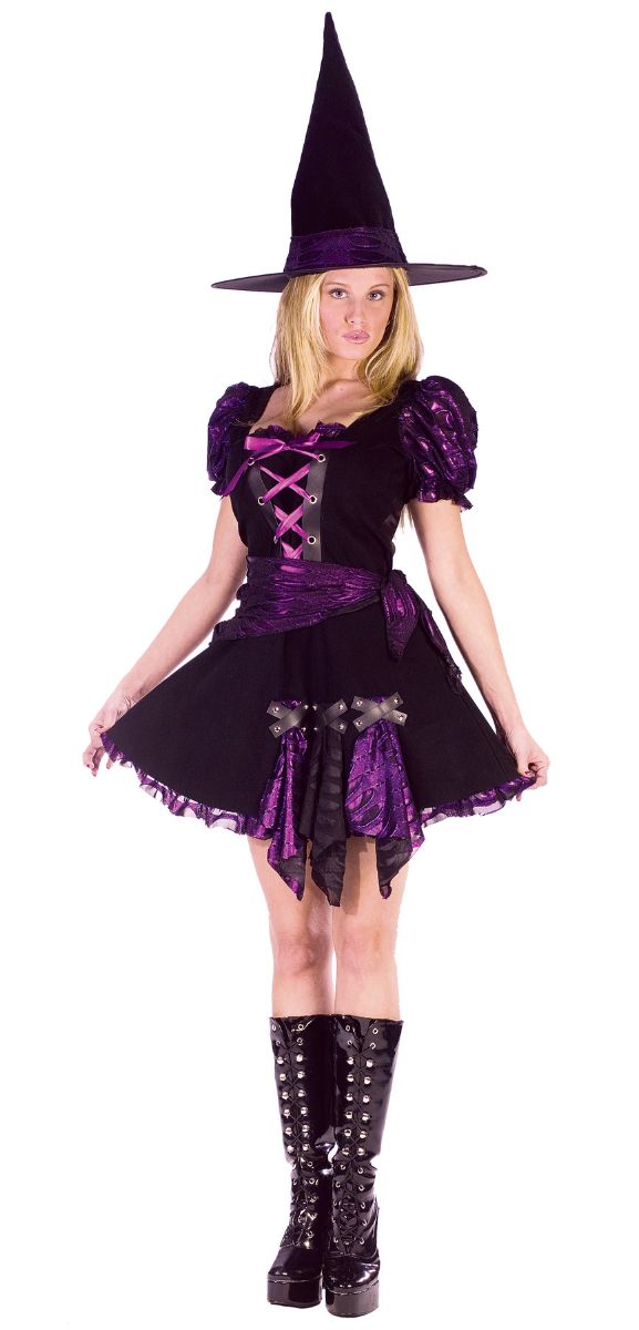 The Costume Center Purple Witch Women Adult Halloween Costume - Medium