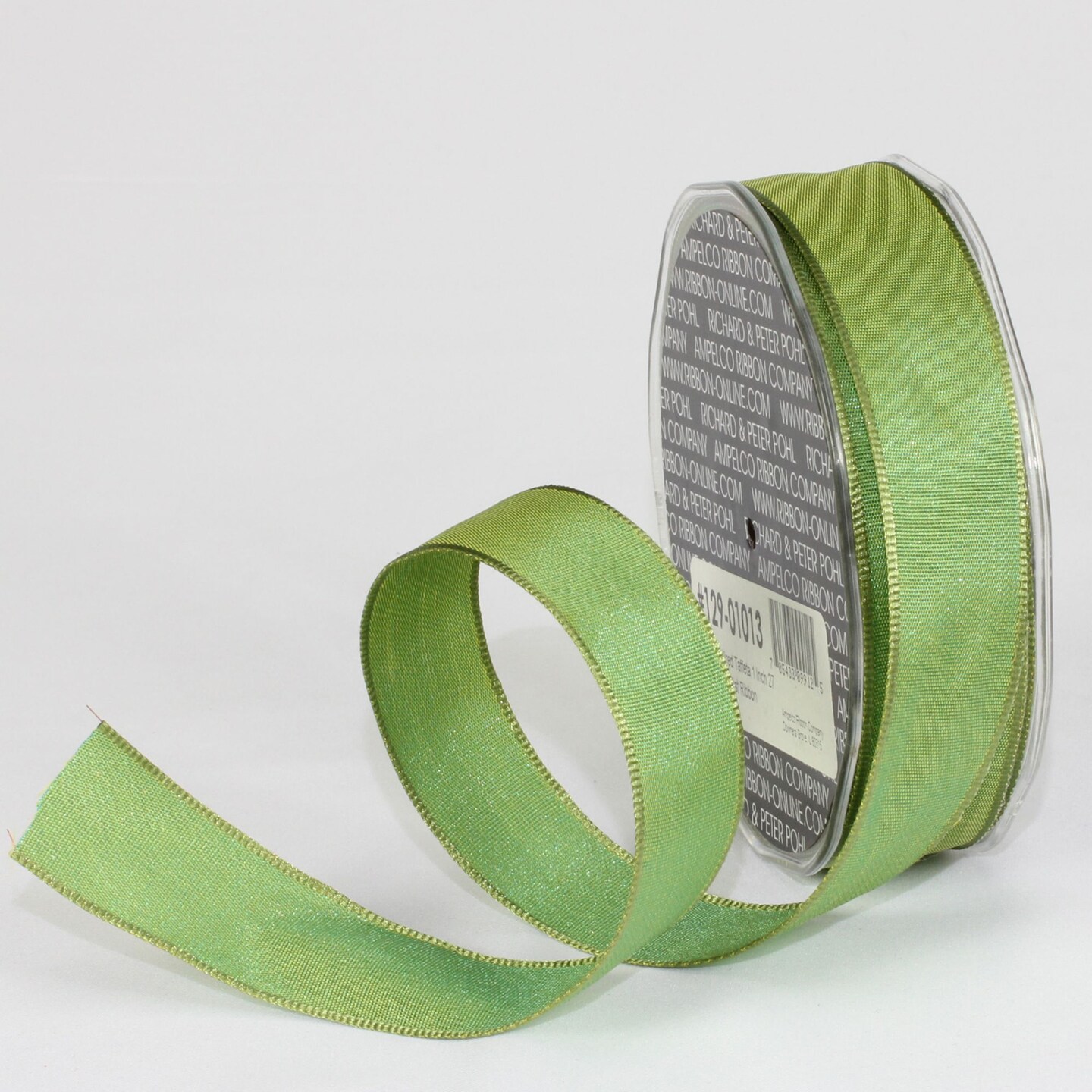 The Ribbon People Mist Green French Wired Craft Ribbon 1" x 54 Yards