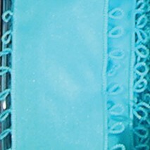 The Ribbon People Sky Blue Pico Loop Edged Wired Craft Ribbon 1.5