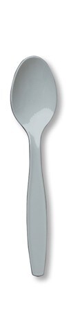 Party Central Club Pack of 288 Shimmering Silver Party Spoons 6.75&#x22;