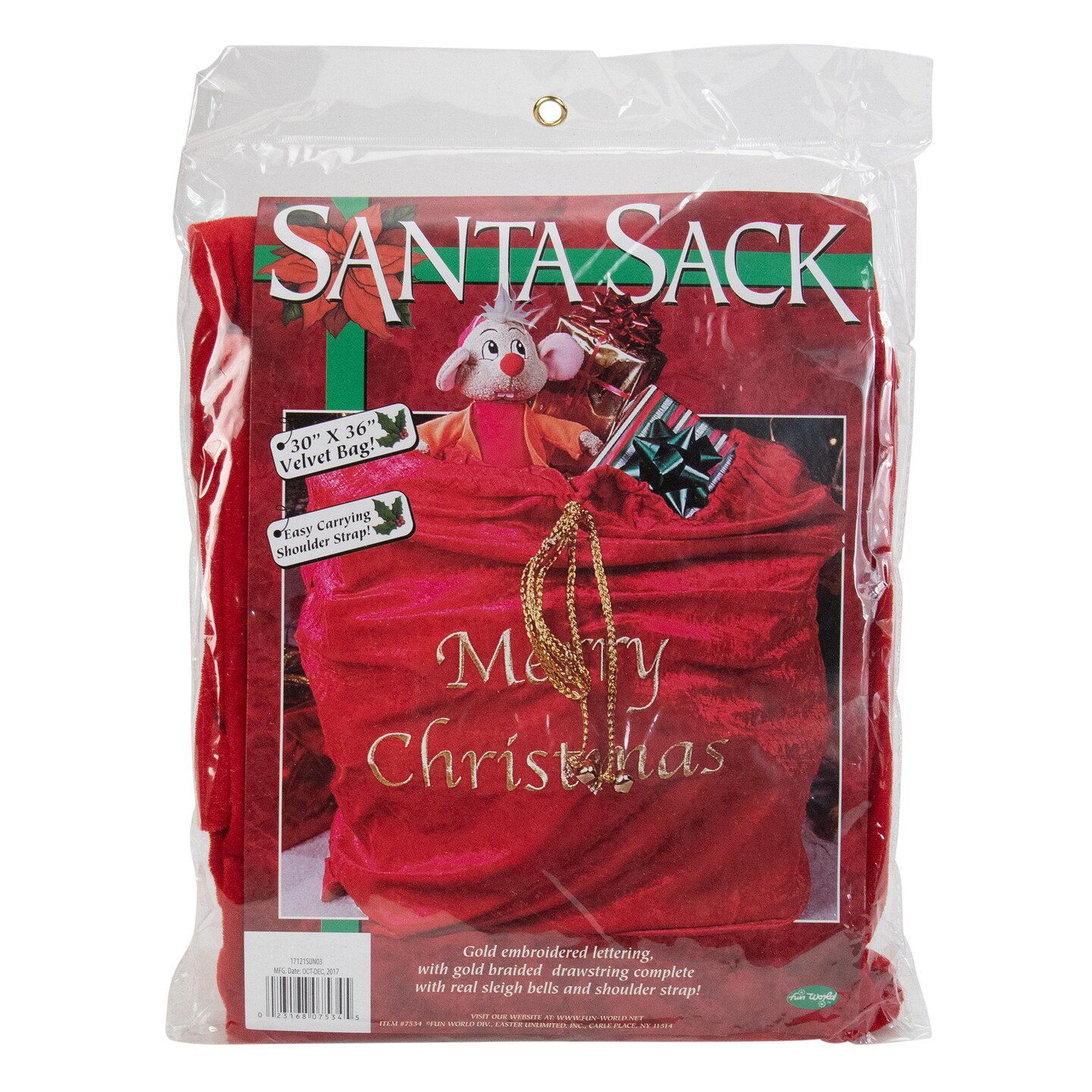 Santa Sack Adult Red Santa Sack Adult Red