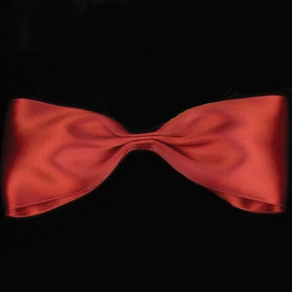 The Ribbon People Red Double Face Satin Craft Ribbon 0.25&#x22; x 162 Yards