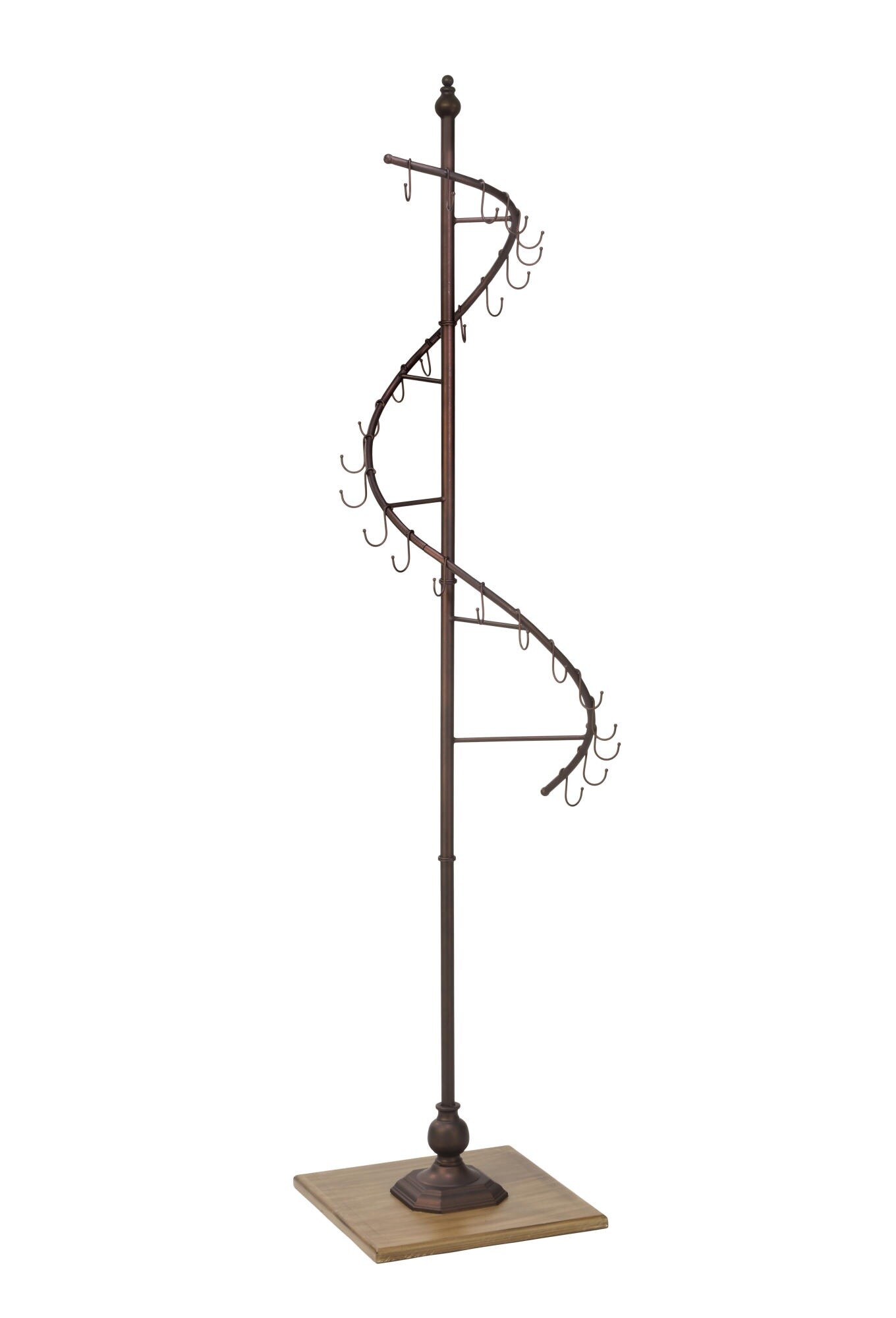 Tripar International 73&#x22; Brown Rotating Purse Tree with Display Hooks