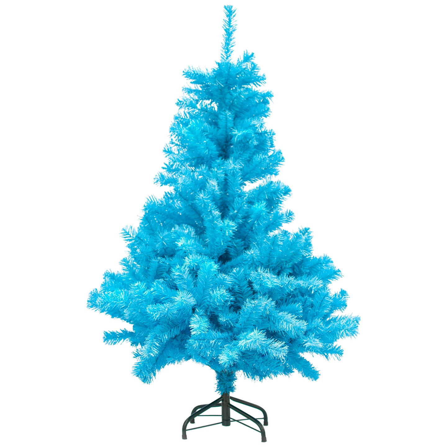 Northlight Full Pine Artificial Christmas Tree - 4' - Cerulean Blue - Unlit