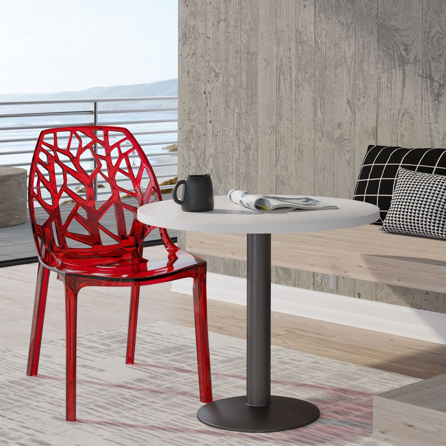 LeisureMod Cornelia Modern Dining Side Chair