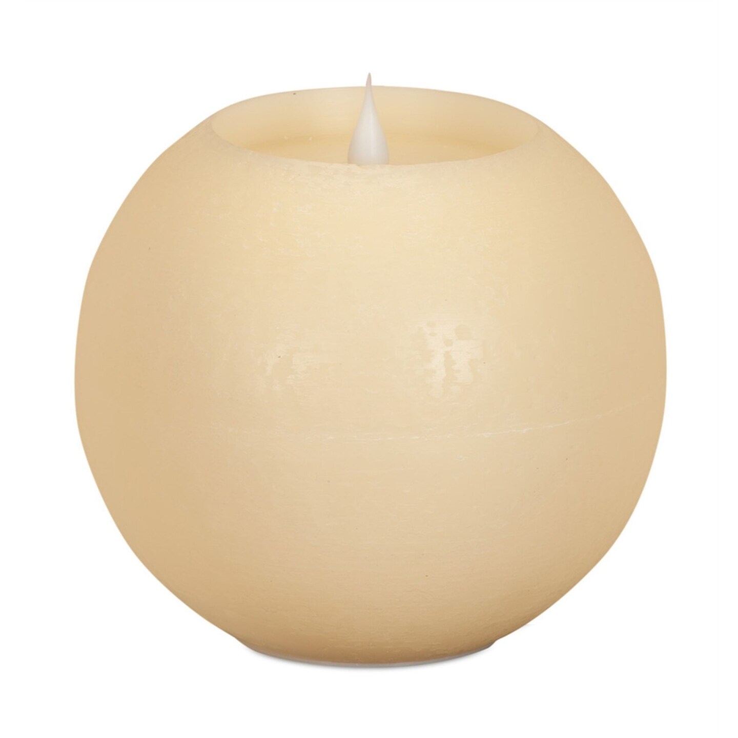 Contemporary Home Living Set of 2 White Simplux Battery Operated LED